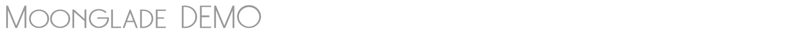 Moonglade font preview